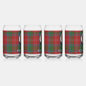 Clan Chisholm Tartan & Crest Badge Blikvorm Glas (Rechts)