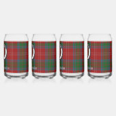 Clan Chisholm Tartan & Crest Badge Blikvorm Glas (Links)