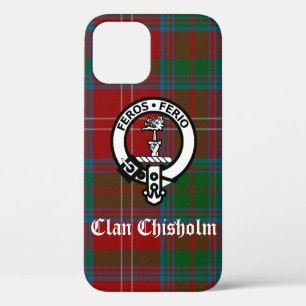 Clan Chisholm Tartan & Crest Badge Case-Mate iPhone Case