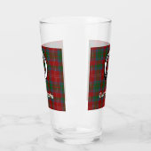 Clan Chisholm Tartan & Crest Badge Glas (Links)