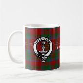 Clan Chisholm Tartan & Crest Badge Koffiemok (Links)