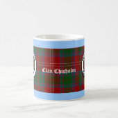 Clan Chisholm Tartan & Crest Badge Koffiemok (Center)