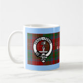 Clan Chisholm Tartan & Crest Badge Koffiemok (Links)