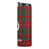 Clan Chisholm Tartan & Crest Badge Thermosbeker (Geroteerd rechts)