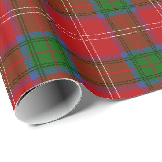 Clan Chisholm Tartan Pset Pattern Cadeaupapier (Rol Hoek)