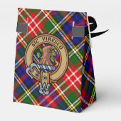 Clan Christie Crest over tartan Bedankdoosjes (Achterkant)