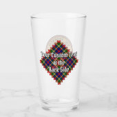 Clan Christie Crest over tartan Glas (Achterkant)