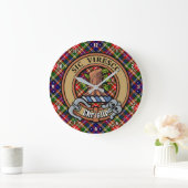Clan Christie Crest over tartan Grote Klok (Huis)
