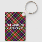 Clan Christie Crest over tartan Sleutelhanger (Achterkant)