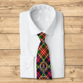 Clan Christie Crest over tartan Stropdas