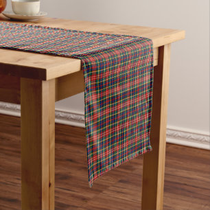 Clan Christie Multicolored Scottish Tartan Korte Tafelloper