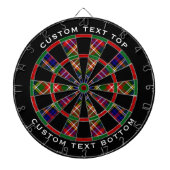 Clan Christie Tartan Dartbord (Voorkant)