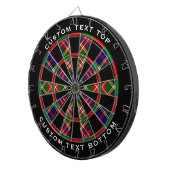 Clan Christie Tartan Dartbord (Voorkant Rechts)