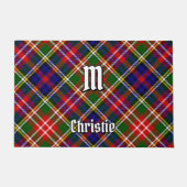 Clan Christie Tartan Deurmat (Voorkant)
