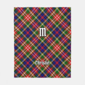 Clan Christie Tartan Fleece Deken (Voorkant)