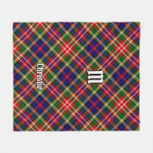 Clan Christie Tartan Fleece Deken (Voorkant (Horizontaal))
