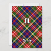 Clan Christie Tartan Kaart (Voorkant)