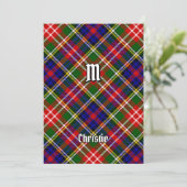 Clan Christie Tartan Kaart (Staand voorkant)