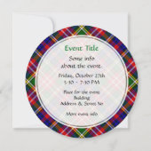 Clan Christie Tartan Kaart (Achterkant)
