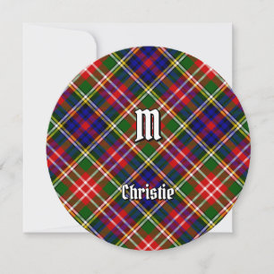 Clan Christie Tartan Kaart