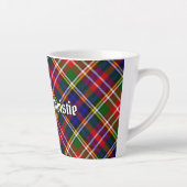 Clan Christie Tartan Latte Mok (Rechts)