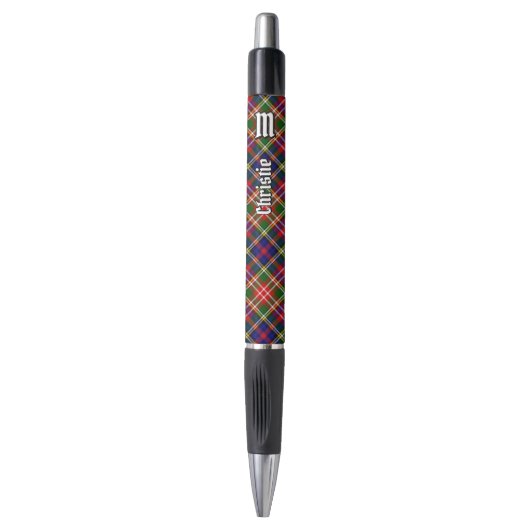 Clan Christie Tartan Pen (Voorkant Verticaal)