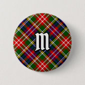 Clan Christie Tartan Ronde Button 5,7 Cm (Voorkant)