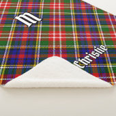 Clan Christie Tartan Sherpa Deken (3/4)