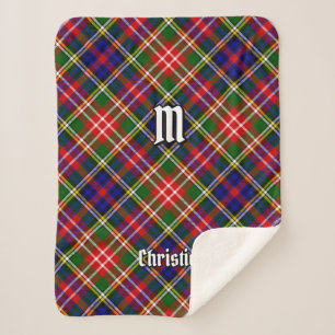 Clan Christie Tartan Sherpa Deken