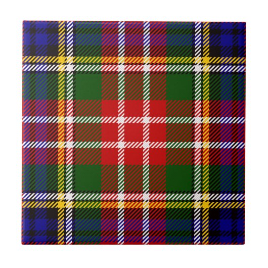 Clan Christie Tartan Tegeltje (Voorkant)