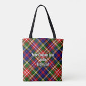 Clan Christie Tartan Tote Bag (Achterkant)