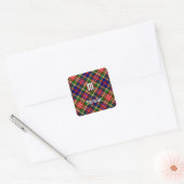 Clan Christie Tartan Vierkante Sticker (Envelop)