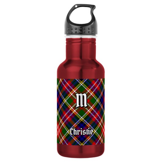 Clan Christie Tartan Waterfles (Voorkant)