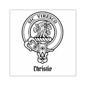 Clan Christie Wapen Rubberstempel (Afrduk)
