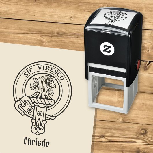 Clan Christie Wapen Zelfinktende Stempel