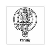 Clan Christie Wapen Zelfinktende Stempel (Design)