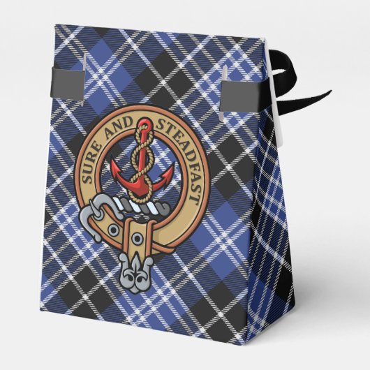 Clan Clark Crest Bedankdoosjes (Achterkant)