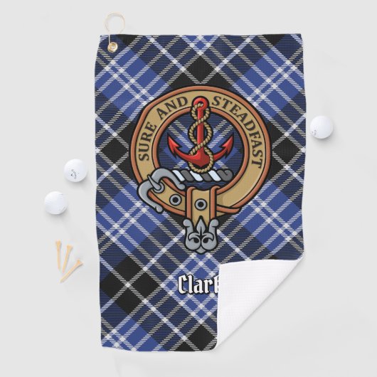 Clan Clark Crest Golfhanddoek (Insitu)