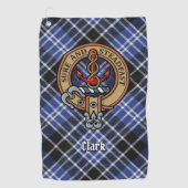 Clan Clark Crest Golfhanddoek (Voorkant)