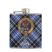 Clan Clark Crest Heupfles (Voorkant)