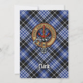 Clan Clark Crest Kaart (Achterkant)
