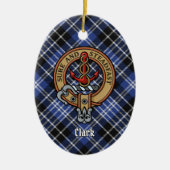 Clan Clark Crest Keramisch Ornament (Voorkant)
