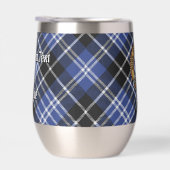 Clan Clark Crest over Tartan (Rechts)