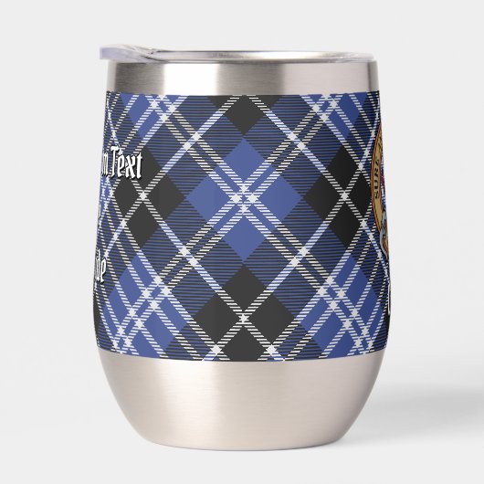 Clan Clark Crest over Tartan (Rechts)