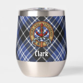 Clan Clark Crest over Tartan (Voorkant)