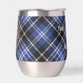 Clan Clark Crest over Tartan (Links)