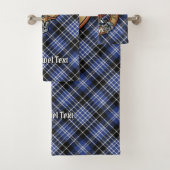 Clan Clark Crest over Tartan Bad Handdoek (Insitu)