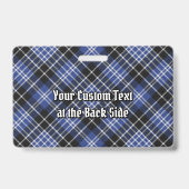 Clan Clark Crest over Tartan Badge (Achterkant)