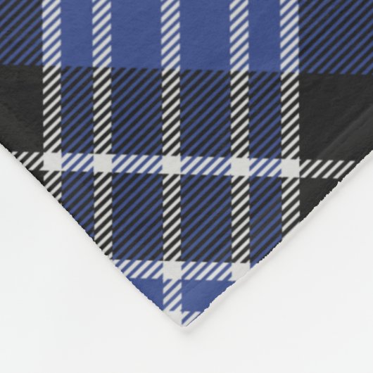 Clan Clark Crest over Tartan Fleece Deken (Hoek)