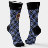 Clan Clark Crest over Tartan Socks Sokken (Gebogen)
